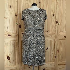 Adrianna Papell Beaded Dress